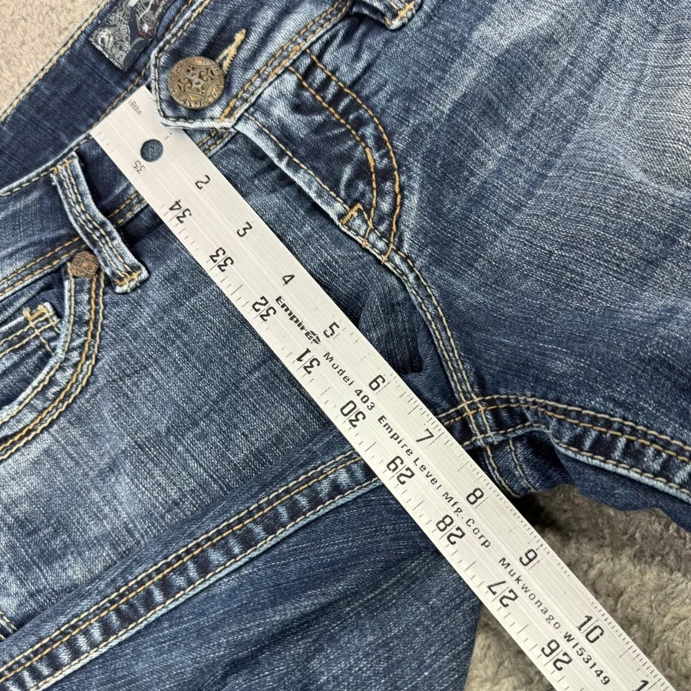Silver Jeans Co Camden Rose Bermuda Shorts Dark Wash Denim Womens 29 L5021SSR470